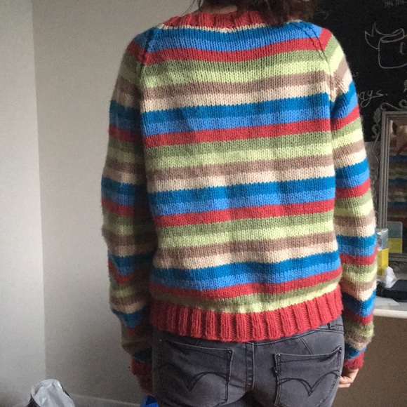 Hand knitted sweater - Picture 2 of 2